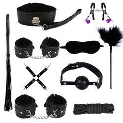 BDSM japonês erótico Conjunto Bondage Kit de retenção Bondage Traje algemas Mamilos Grampos