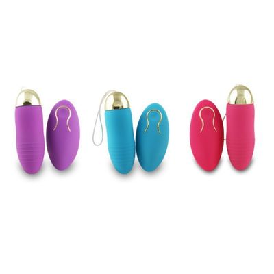 Botas de brinquedo vaginal à prova d'água Vibrator remoto Ovos saltadores Brinquedos sexuais rosa