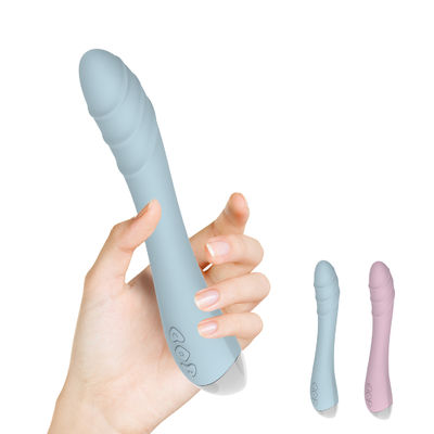 Vibratores de ponto G líquidos Dildo de silicone Adultos Brinquedos sexuais Clit Pussy 20,5cm