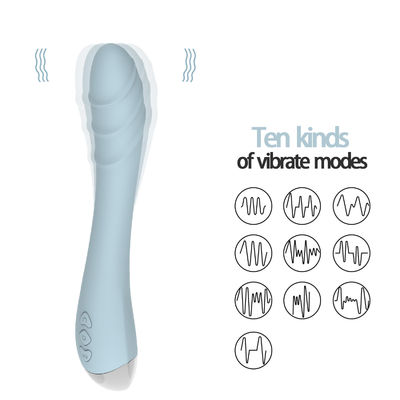 Vibratores de ponto G líquidos Dildo de silicone Adultos Brinquedos sexuais Clit Pussy 20,5cm