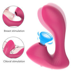 Vibratores sexuais femininos de sucção do clitóris