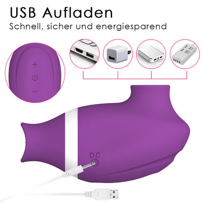 122g Vibratores sexuais femininos remotos Vibrator de sucção do clitóris brinquedo 8,5 x 4cm