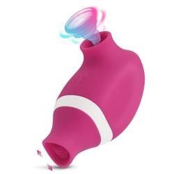 122g Vibratores sexuais femininos remotos Vibrator de sucção do clitóris brinquedo 8,5 x 4cm
