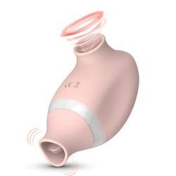 122g Vibratores sexuais femininos remotos Vibrator de sucção do clitóris brinquedo 8,5 x 4cm