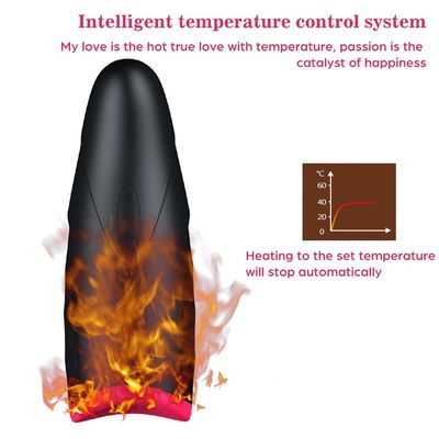 250g Vagina Real Masturbador Masculino Copo de Brinquedo Pisto Automático Aquecimento Telescópico