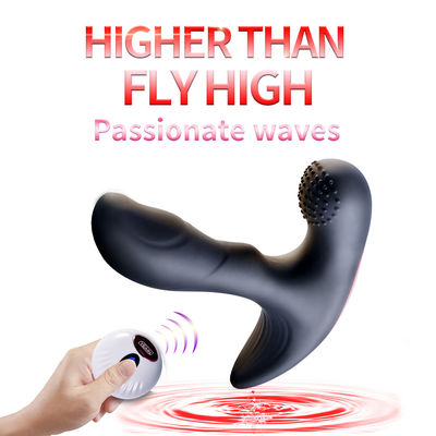 Controle remoto Masturbador masculino brinquedo eléctrico anal Plug massagista de próstata