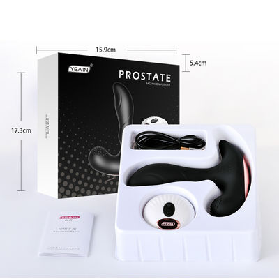 Controle remoto Masturbador masculino brinquedo eléctrico anal Plug massagista de próstata