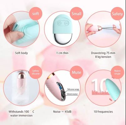 Vibrante ovo Vibrante sexual remoto 10 velocidades controle de bolas Vibrante sem fio para mulheres