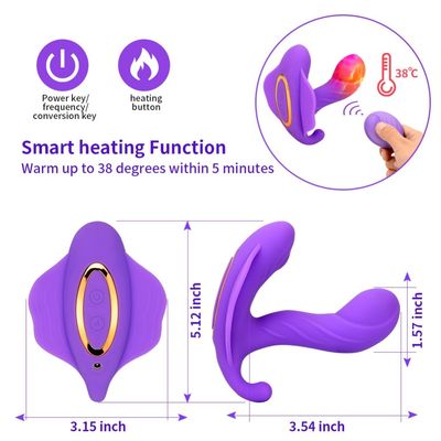 14cm Vibrator Bluetooth à prova d'água Brinquedo Sexual Recarregável Calcinha Vibrante Para Mulheres