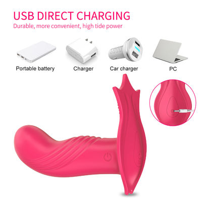 Vibrator de sexo remoto de longa distância Mulheres brinquedo de sexo sem fio Calcinha Vibrator 15cm