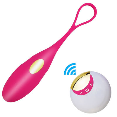 Masturbação sem fio com controle remoto Dildo G Spot Vibrator de silicone ovo