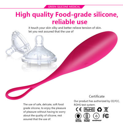 Masturbação sem fio com controle remoto Dildo G Spot Vibrator de silicone ovo