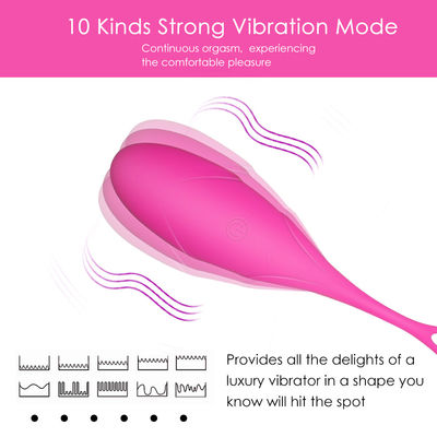 Masturbação sem fio com controle remoto Dildo G Spot Vibrator de silicone ovo