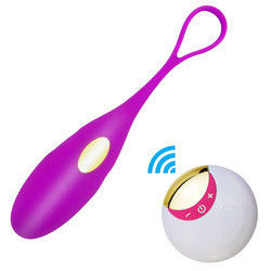 Masturbação sem fio com controle remoto Dildo G Spot Vibrator de silicone ovo