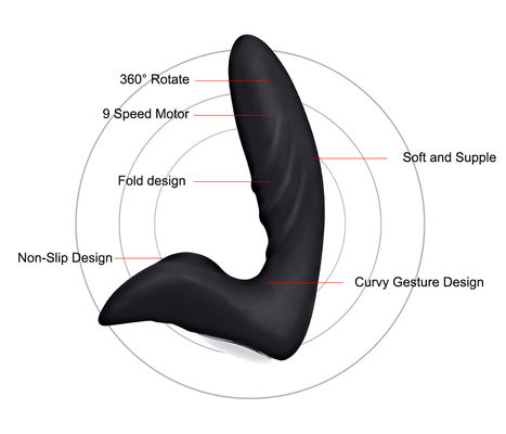 Masturbador Elétrico Masculino Rotativo Brinquedo de silicone Massagem da próstata Vibrator Pornô
