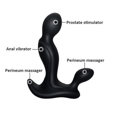 164g Masturbador Masculino Brinquedo Gay Vibrante Prostação Massagista Vibrante Adultos Plug Anus