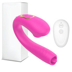 Japonês 200g Vibrator sexual remoto Adultos brinquedos sexuais lamber o clitóris estimulação chupar