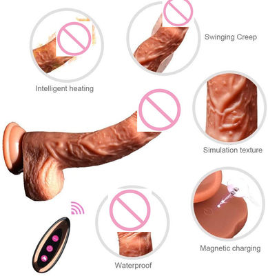 520g de vaso de sucção Vibrator sexual remoto Dildos de brinquedo sexual para mulheres masturbando