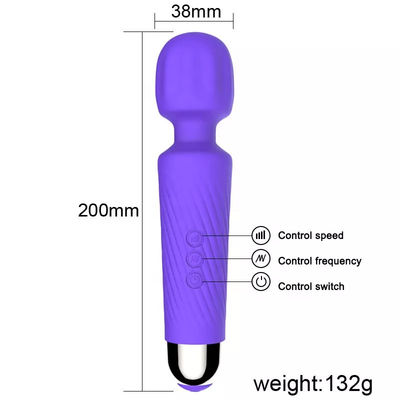 Lésbica feminina Vibrator de corpo inteiro Massagista de sexo Vara de massagem do clitóris Vara de massagem