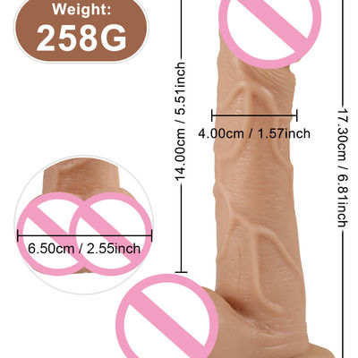 5.3 polegadas Vibrator brinquedo adulto realista grande dildos pênis de silicone para mulheres adultas