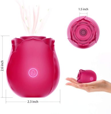 Vagina Red Cute Chupa Língua Sucção Vibrator Rosa Vibrator Brinquedo Sexual