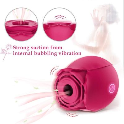Vagina Red Cute Chupa Língua Sucção Vibrator Rosa Vibrator Brinquedo Sexual