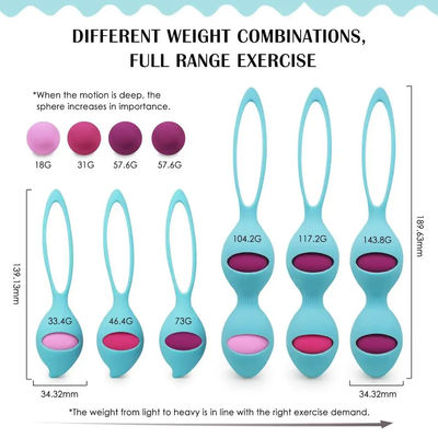 CE Vibrator Adult Toy Kegel Ball 35 X 140mm Mulheres Pós-parto Aperto do piso pélvico