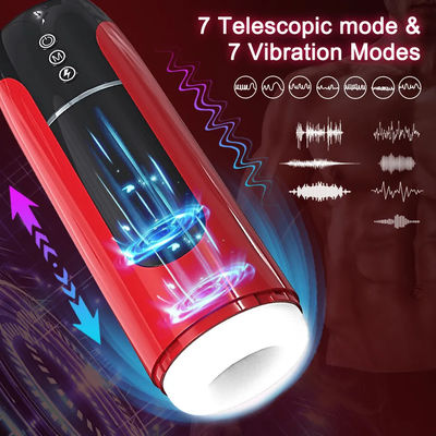 Aquecimento Inteligente Automático Masculino Masterbater Telescópica Rotativa Masculino Copo de Masturbação