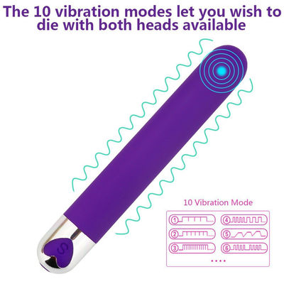 Vibrator de Bala Longo de brinquedo de silicone ABS 137 x 21 mm