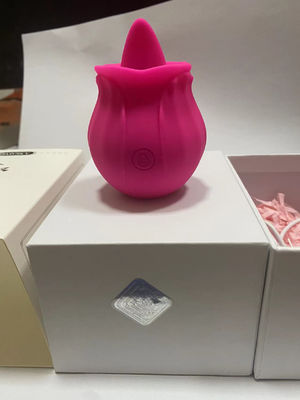 360g Vibrator de língua brinquedo adulto Vibrator brinquedo sexual vagina chupando rosa flor em forma