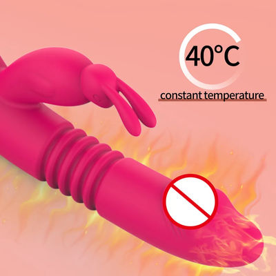 12 Frequência Vibrator Brinquedo Sexual Usb Recarregável Estimulador Feminino Dildo Telescópico aquecimento