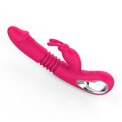 12 Frequência Vibrator Brinquedo Sexual Usb Recarregável Estimulador Feminino Dildo Telescópico aquecimento