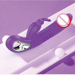 12 Frequência Vibrator Brinquedo Sexual Usb Recarregável Estimulador Feminino Dildo Telescópico aquecimento