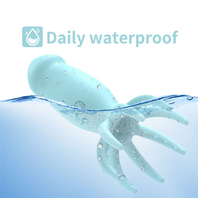 Mini Vibratores do Ponto G 8 Dedo Vibrator de Polvo Massagista de Cabeça