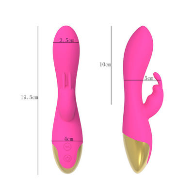 Brinquedos sexuais recarregáveis com ponto G, à prova d'água, massagista do clítoris de coelho, vibrador para mulheres.