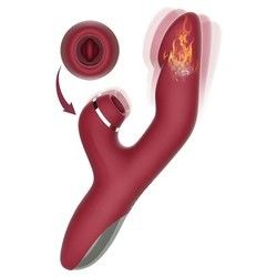 Brinquedos sexuais recarregáveis com ponto G, à prova d'água, massagista do clítoris de coelho, vibrador para mulheres.
