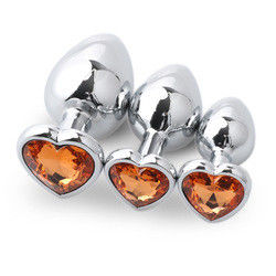 Extremo Rosa Sexo Aço Inoxidável Plug Anal enorme Butt Plug Coração Cola Jogos de Conjunto