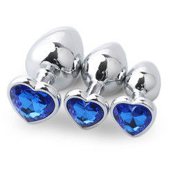 Extremo Rosa Sexo Aço Inoxidável Plug Anal enorme Butt Plug Coração Cola Jogos de Conjunto