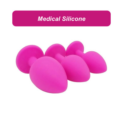 Tapon Beads Pink Male Butt Plug Cola Extremo Butt Lock Butt Plugs Set Huge Sex Toys Silício
