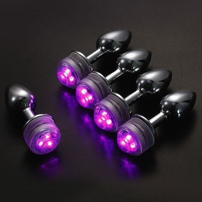 G Spot Cosplay Plug Anal Sex Toys Glow Tail Remote Control Lumineux Jewelled Butt Plug