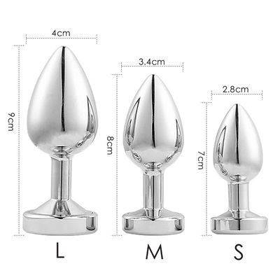 Sexy Wearable Mens Masturbação Butt Plug Light Up Led Flashing Light
