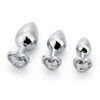 Brinquedo de masturbação masculino em forma de coração Vibrante Butt Dildo Multicolor Brinquedo de rabo de metal