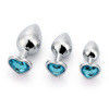 Brinquedo de masturbação masculino em forma de coração Vibrante Butt Dildo Multicolor Brinquedo de rabo de metal