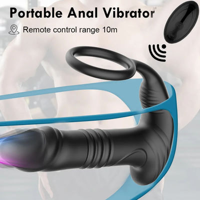 250g Vibrante Plug Anal Brinquedos Sexuais Massagem da próstata Retardo da ejaculação App controle remoto