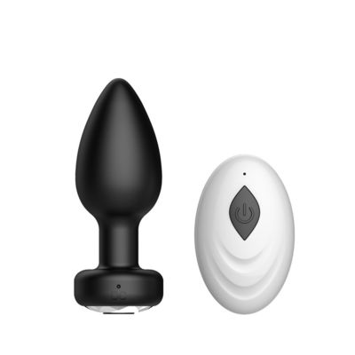 Impressão anal sem fio Plug brinquedos sexuais silicone USB recarregável 10 Frequência