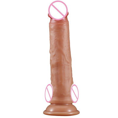Pênis Artificial Anal Homem Realista Dildo Líquido Suave Silicone Borracha Brinquedos Sexuais Para Mulheres Forte Sucção Copo de mãos livres