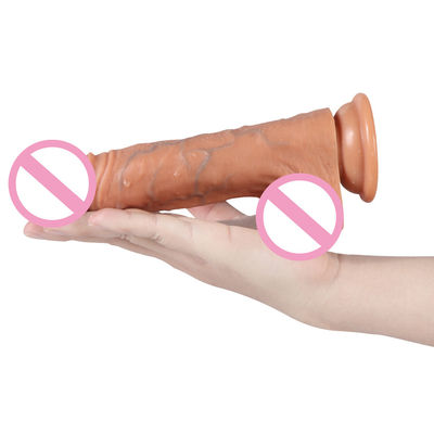 8 polegadas Youjizz Com Lésbico Feminino Dildo Espesso Silício Dildo Vibrator