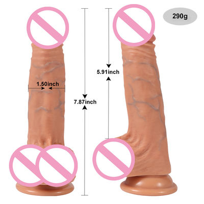 8 polegadas Youjizz Com Lésbico Feminino Dildo Espesso Silício Dildo Vibrator