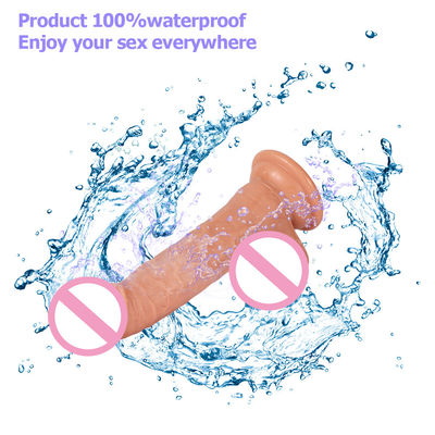 Homemade 7,48 polegadas realista Dildo de silicone 7,48 polegadas Vibrator feminino Dildo