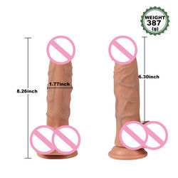 350g Pênis Silicone Realista Dildos 350g Mulheres Brinquedos Sexuais Impermeáveis